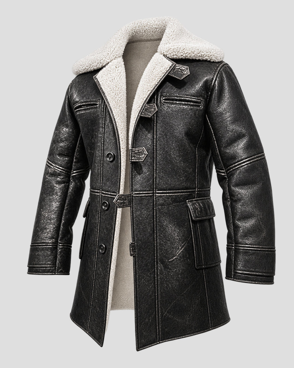 The Dark Knight Rises Bane Leather Coat