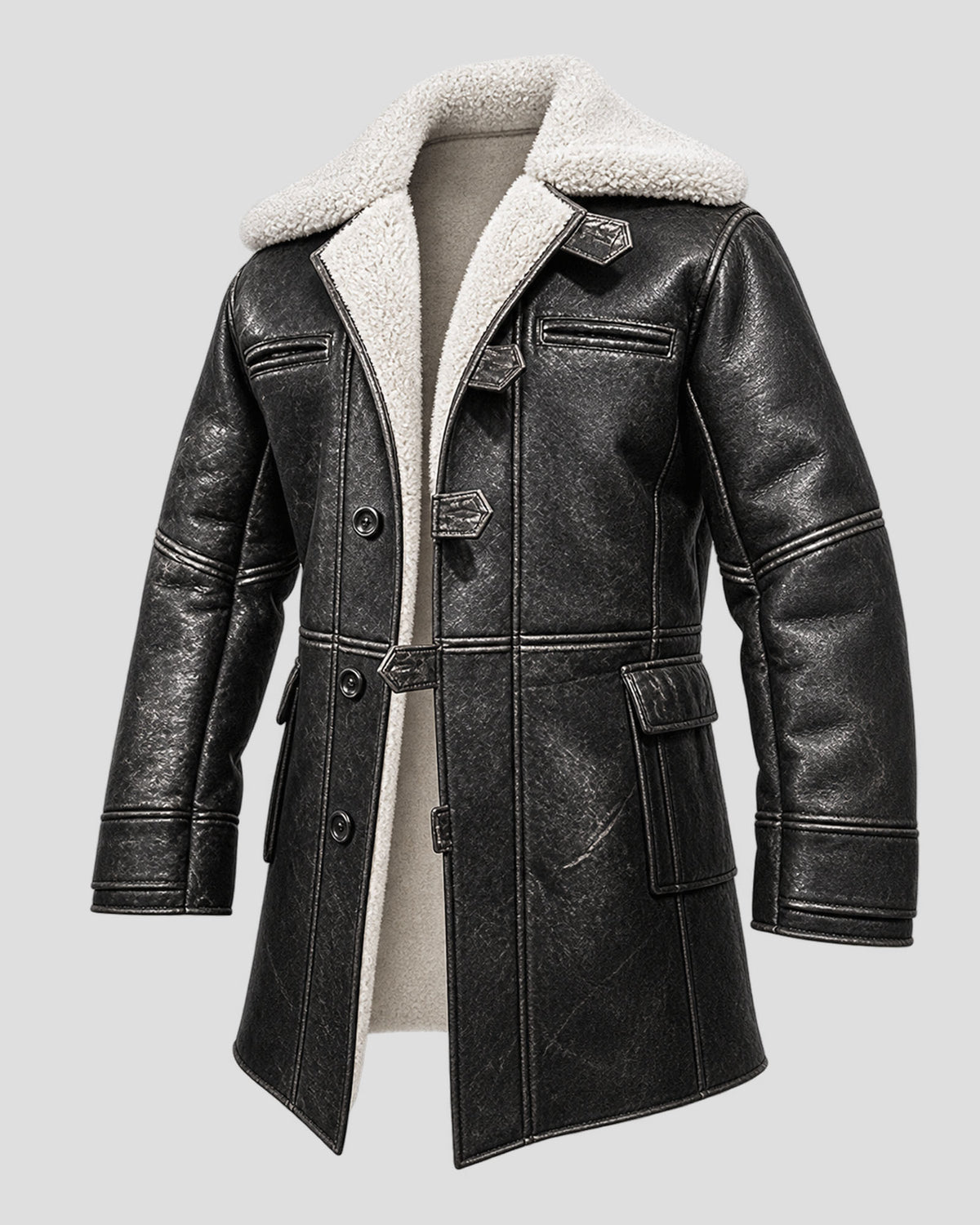 The Dark Knight Rises Bane Leather Coat