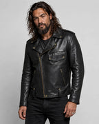 The Wrecking Crew Jason Momoa Biker Leather Jacket