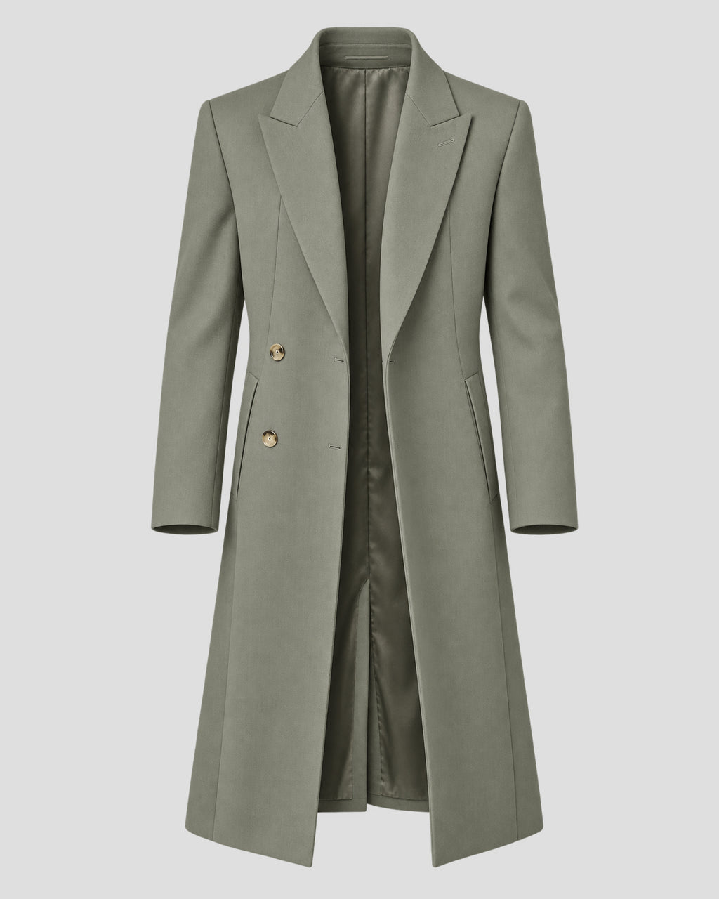 Wuthering Heights Jacob Elordi Green Long Coat