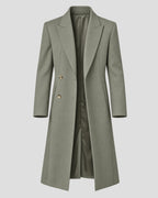 Wuthering Heights Jacob Elordi Green Long Coat